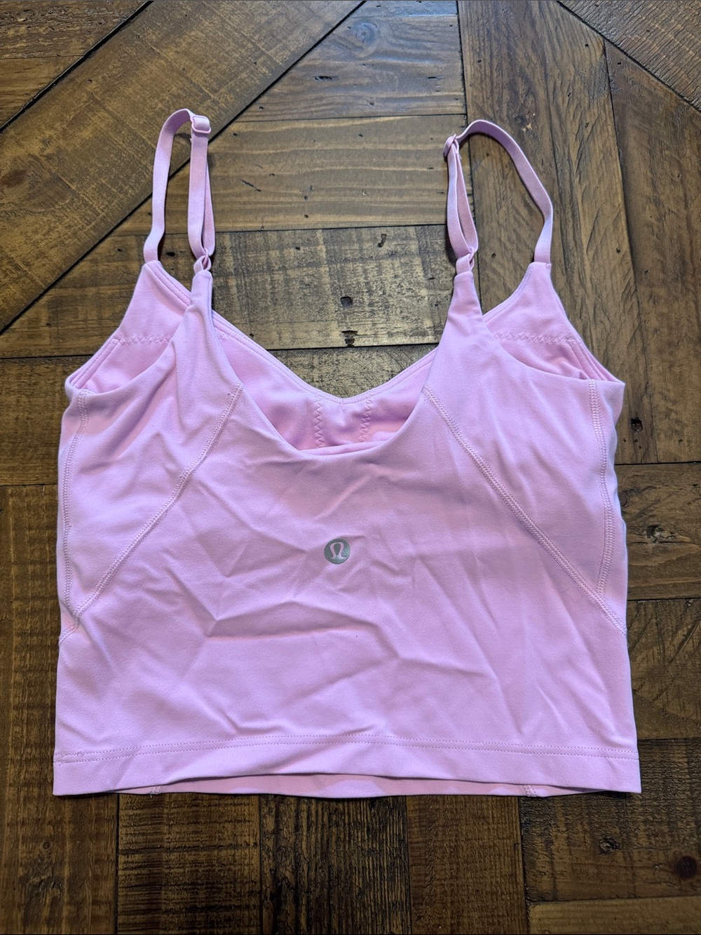 lululemon athletica Light Pink Adjustable-Strap Crop Tank
